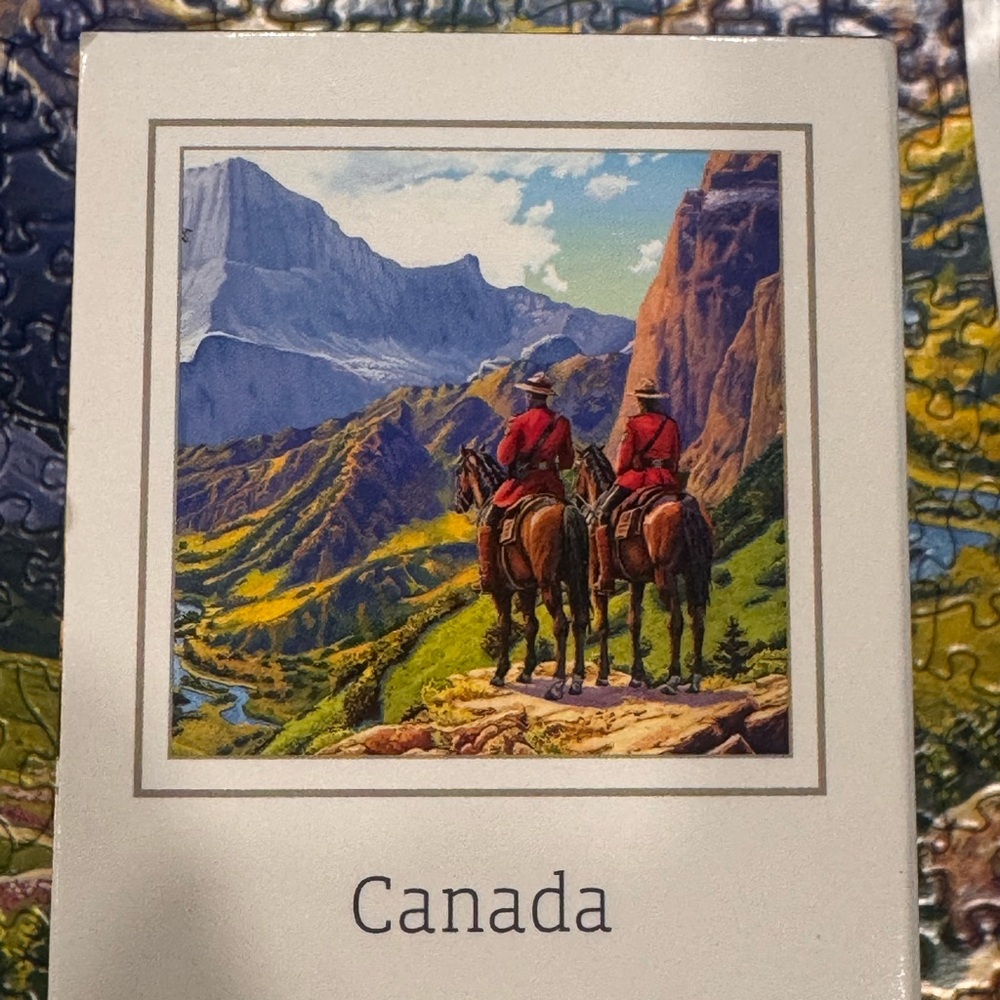 Canada 1000 Piece Puzzle by Boardwalk Puzzle Company